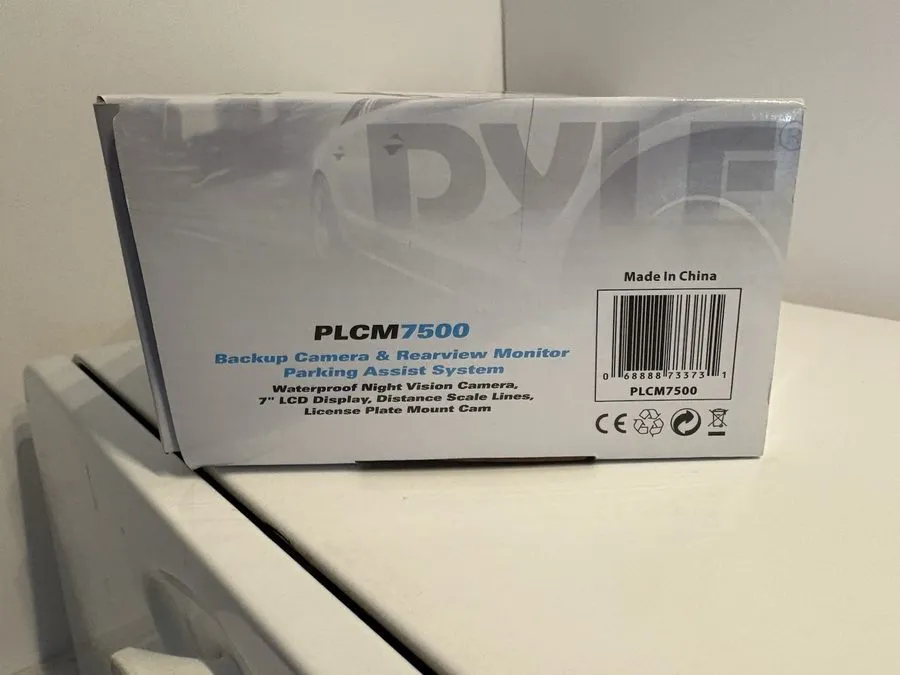 Вакуумная присоска Pyle PLCM7500 7 TFT LCD Suction Cup Monitor With License Plat — фото лота 1