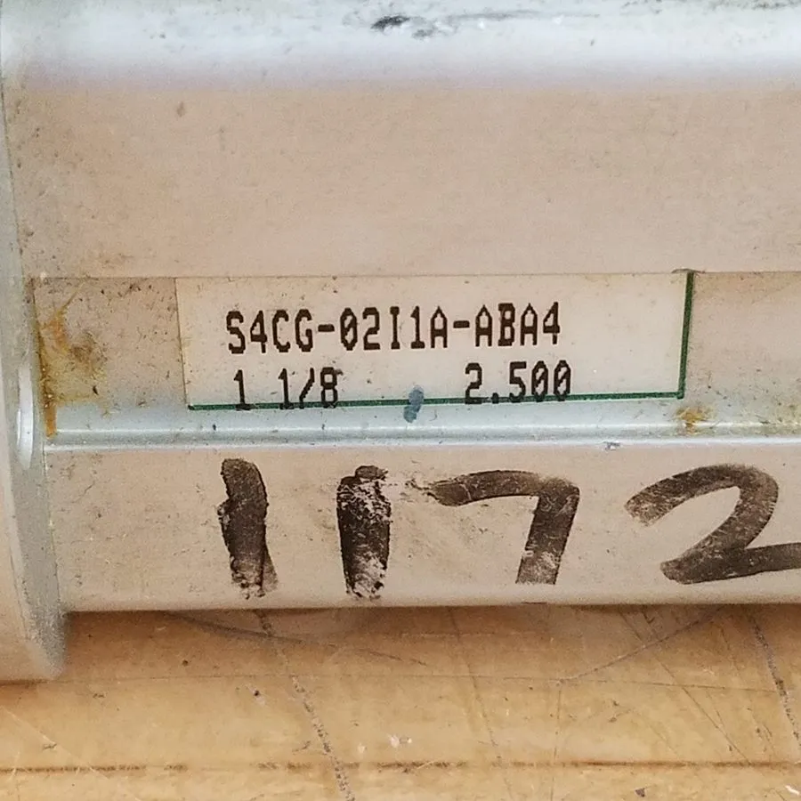 Пневмоцилиндр Numatics S4CG-02I1A-ABA4 Pneumatic Cylinder, 1-1/8, 2.500