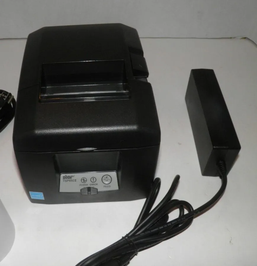 Принтер чеков Star TSP650II Thermal POS Receipt Printer Bluetooth 654IIBI2-24 Sl — фото лота 2