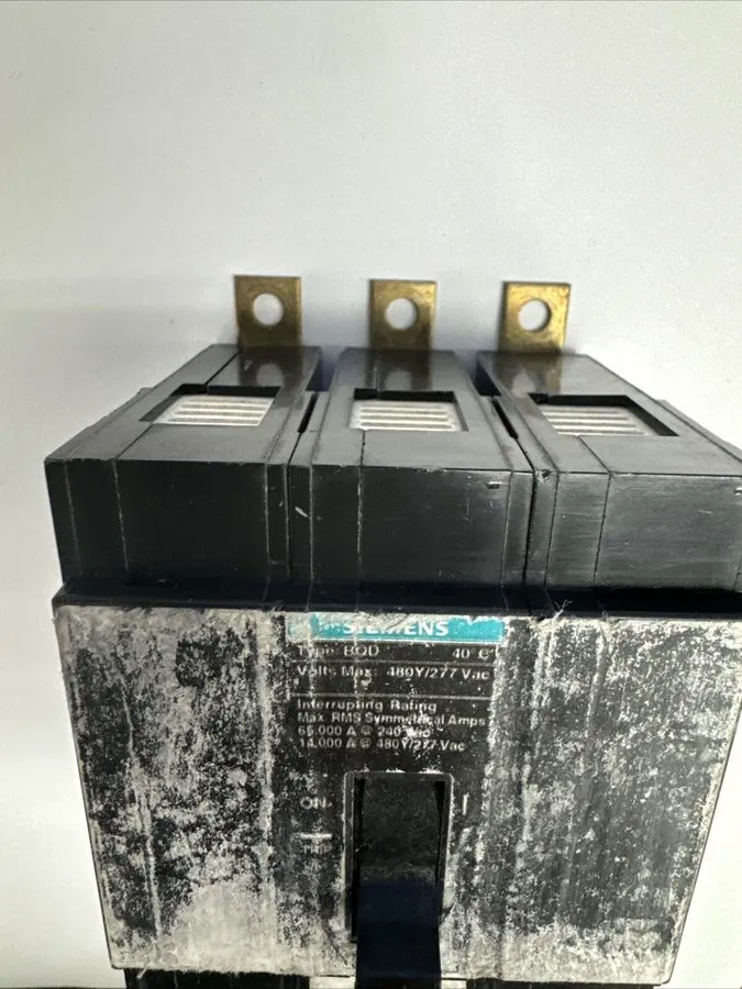 Автоматический выключатель Siemens BQD360 60A, 480V AC Molded Case Circuit Break