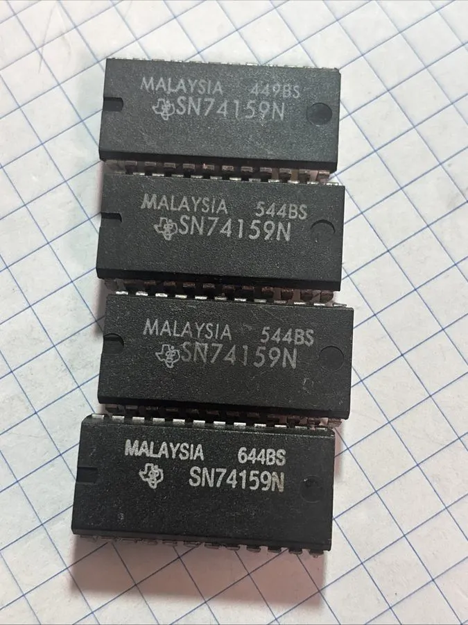 Микросхема TEXAS INSTRUMENTS SN74154N 4-TO-16 LINE DECODER DEMUX IC