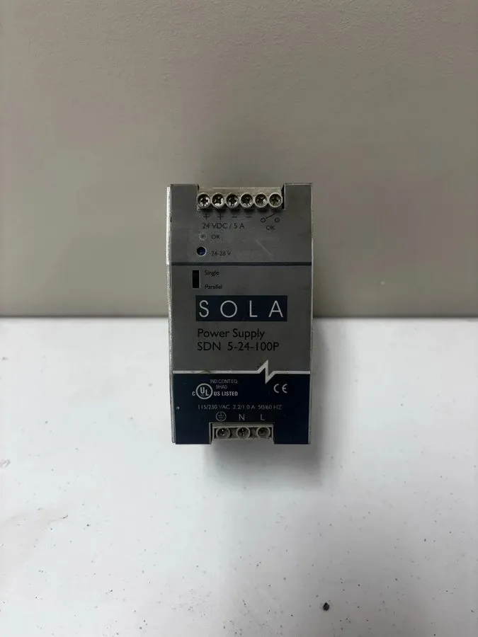 Блок питания Emerson SolaHD SDN 5-24-100P Power Supply 24VDC 5A 120W DIN Rail Mo