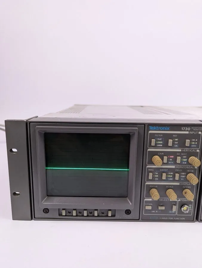 Тестер Tektronix 1720 Vector Scope/1730 Waveform Monitor Missing Intens Knob — фото лота 2