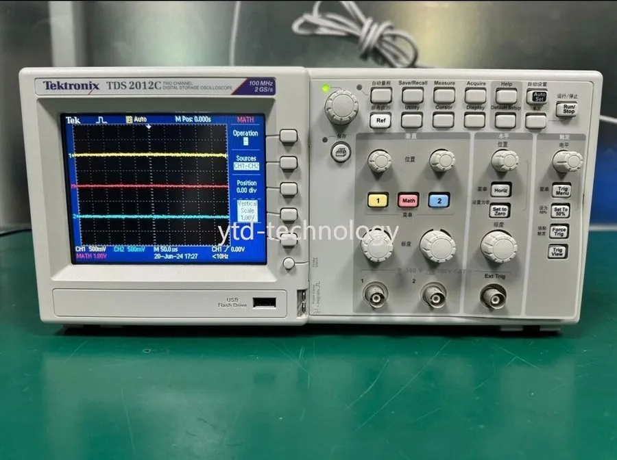 Осциллограф Tektronix TDS2012C 100MHz 2GS/s 2CH Oscilloscope