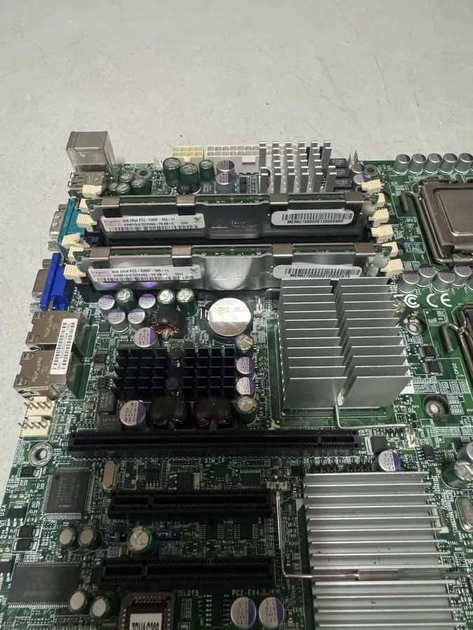Материнская плата Supermicro X7DVA-E Dual LGA771 Server Motherboard ATX DDR2 — фото лота 1