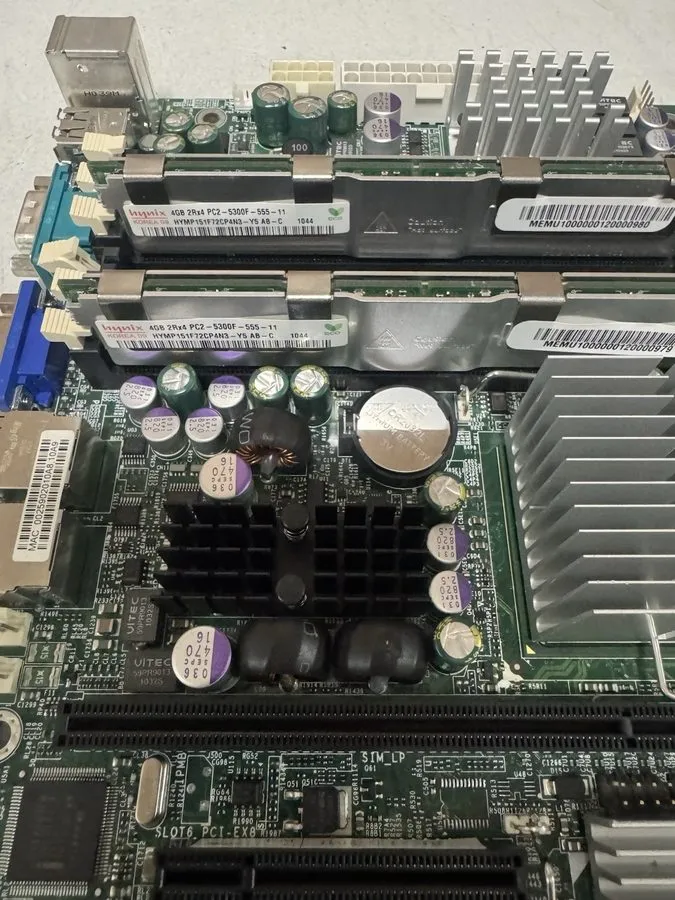Материнская плата Supermicro X7DVA-E Dual LGA771 Server Motherboard ATX DDR2 — фото лота 2