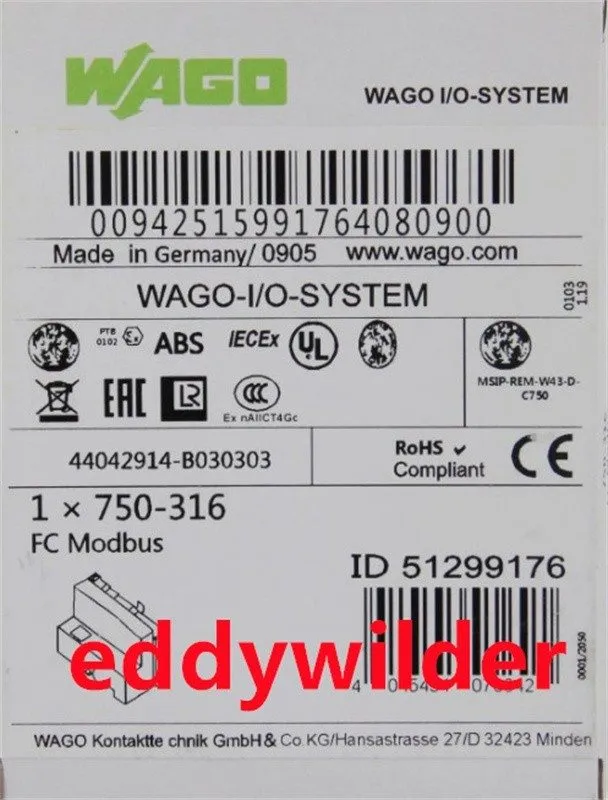 ПЛК WAGO 750-316 Module PLC