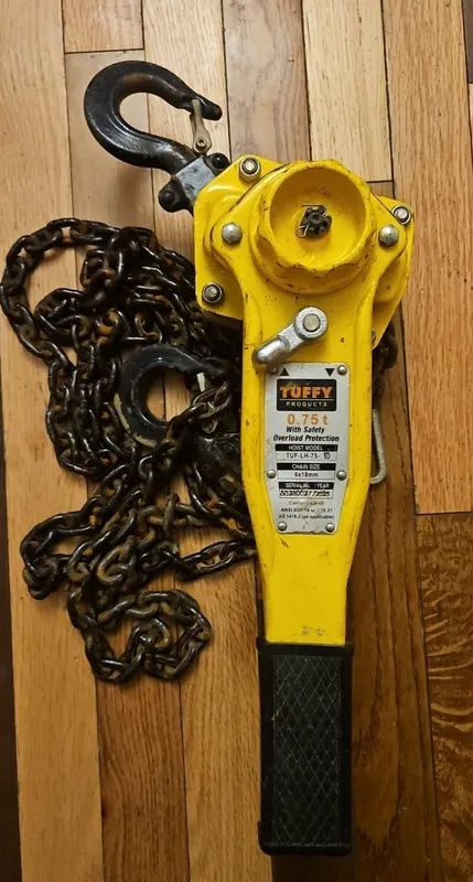 Таль Tuffy .75 Ton x 10 ft Lever Chain Hoist Model TUF-LH-75-10