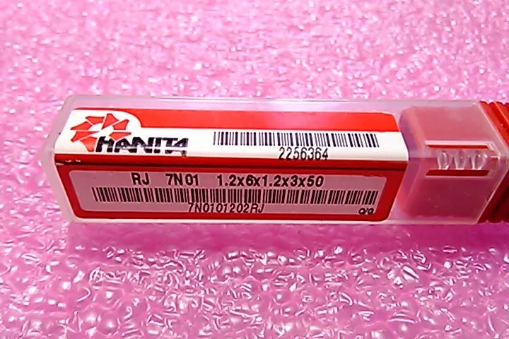 Режущий инструмент HANITA Solid Carbide Ball End Mill Center Cutting 1.20mm 7N01 — фото лота 2