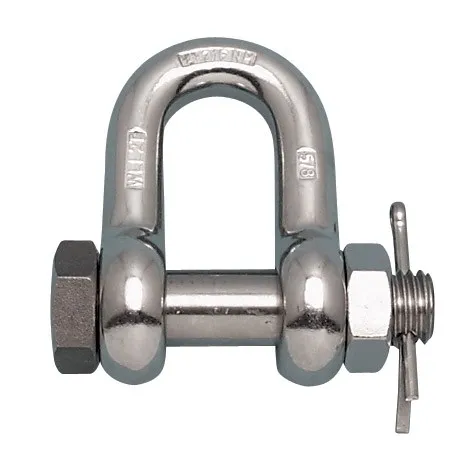 Такелажная скоба STAINLESS BOLT ANCHOR SHACKLE FS 1/4" 316-NM USA