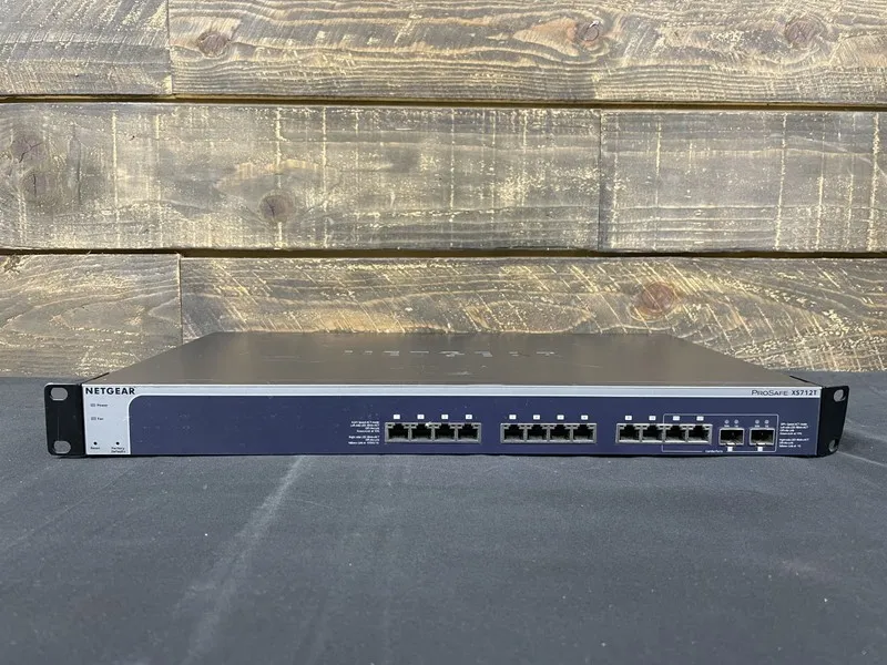 Коммутатор Netgear Prosafe Smart Switch XS712T-100NES 12-Port 2 SFP 10GB SKU 112
