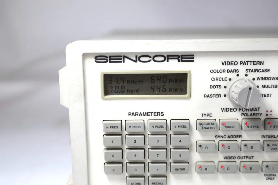 Оборудование видеонаблюдения Sencore CM2000 Computer Monitor Analyzer Pulled fro