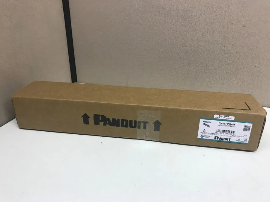 Патч-панель Panduit NetKey NK5EPPG48Y Cat5e 48-Port RJ-45 2U 19in Rack Patch Pan