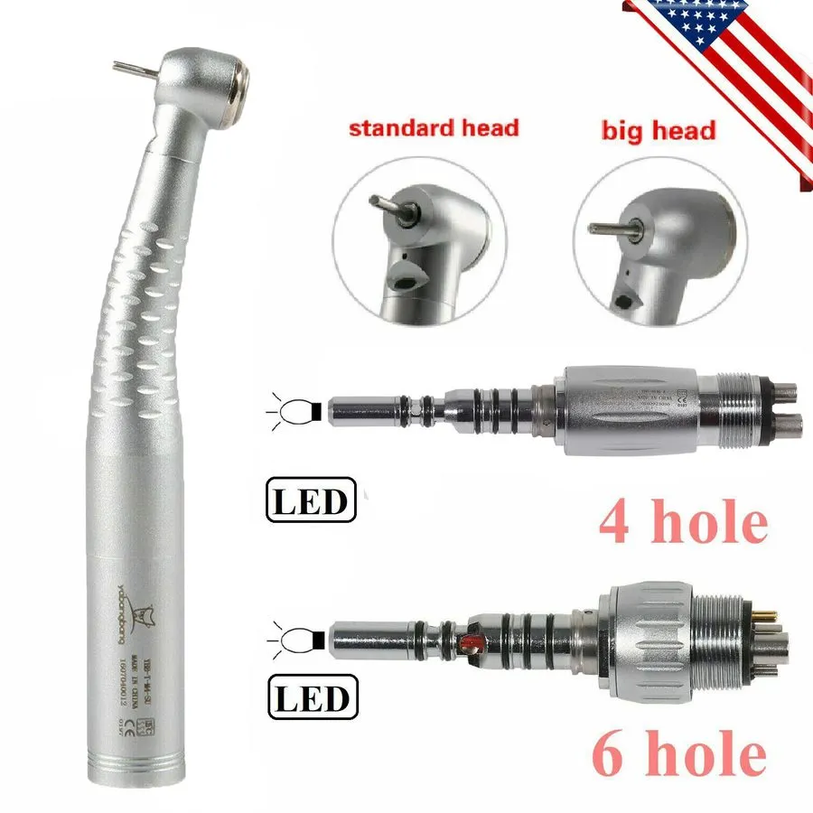 Оптический модуль Dental Fiber Optic LED High speed Handpiece / LED Coupler 4Hol — фото лота 2