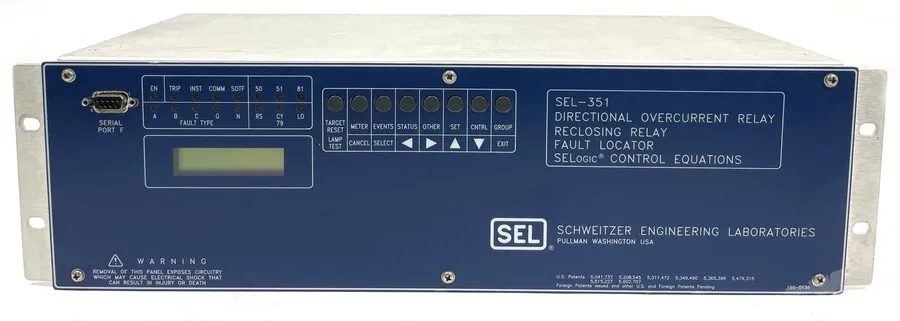 Реле защиты SCHWEITZER SEL-351 03516034264XX1 DIRECTIONAL OVERCURRENT RELAY