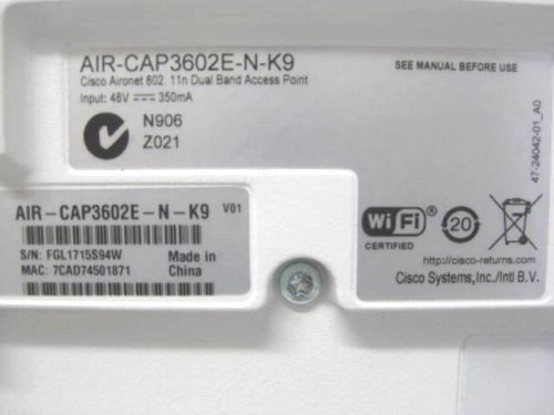 Фото лота AIR-CAP3602E-N-K9 от продавца №16350