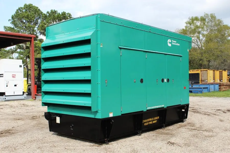 Дизель-генератор Cummins 500kW Diesel Generator QSX15-G9 480V 1144 Hrs 1450 Gal