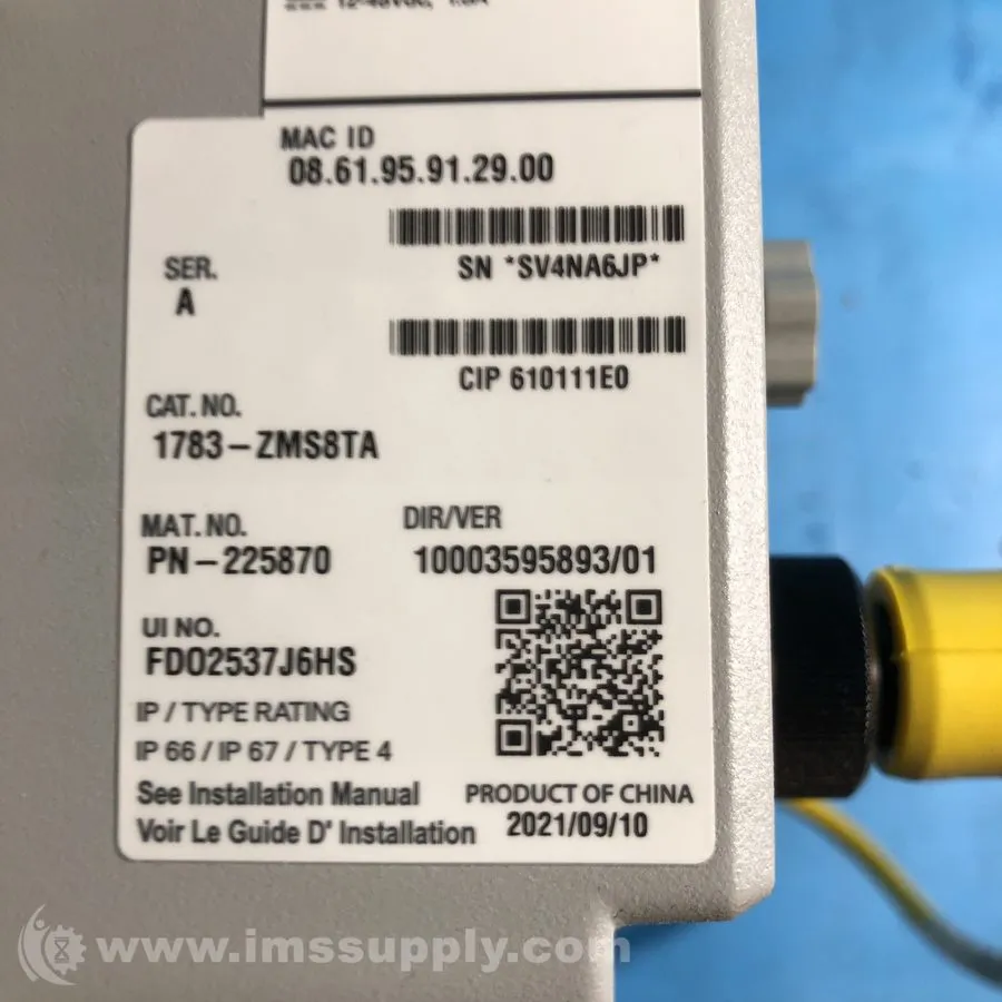 Коммутатор Allen Bradley 1783-ZMS8TA /A ArmorStratix 5700 Ethernet Managed Switc