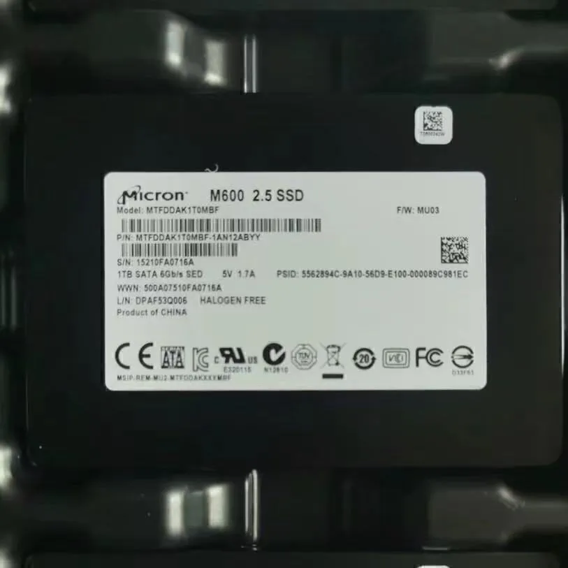 SSD-накопитель Micron M600 1TB SSD SATA 6Gb/s MTFDDAK1T0MBF 2.5" GRADE A, AND WI