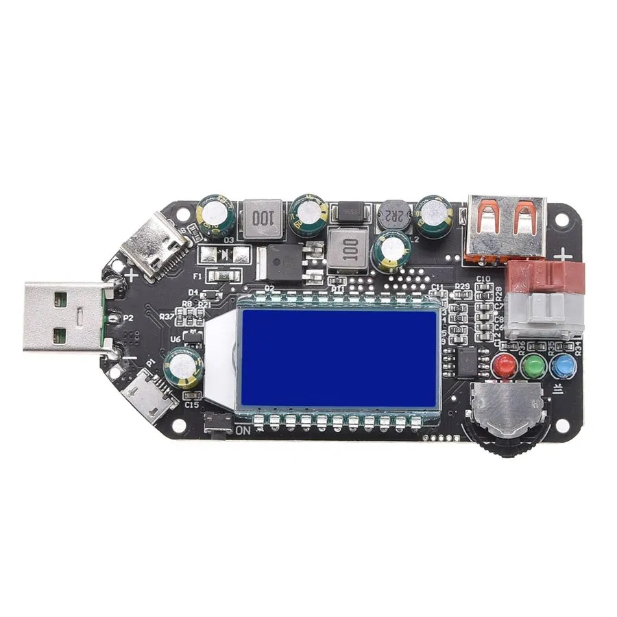 Модуль ZK-DP3D CNC Digital USB TYEPE-C DC Converter CC CV 1-30V 2A 15W Power Mod