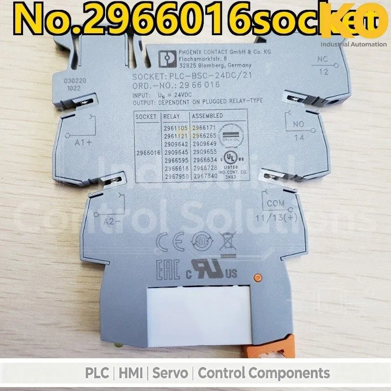 ПЛК PHOENIX PLC-RSC-24DC/21 No.2966171 No.2961105 24VDC Power Relay No.2966016so