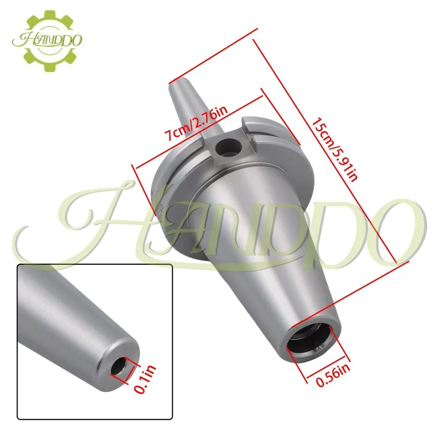 Режущий инструмент CAT40 1/8” × 3.15" Shrink Fit End Mill Tool Holder TIR 0.0002