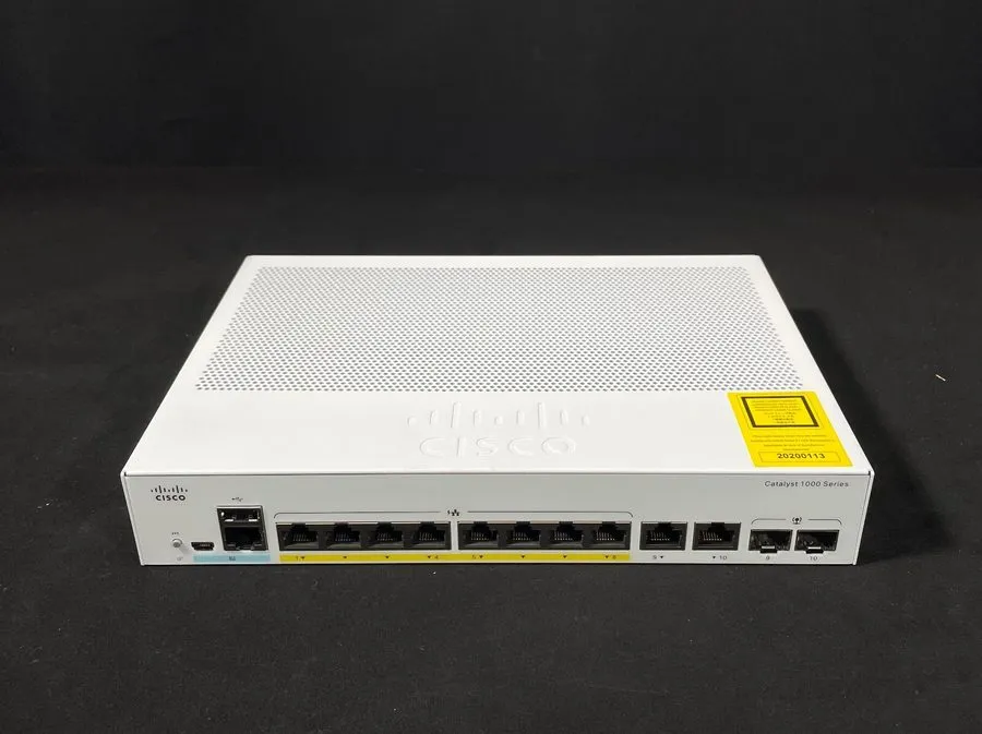Коммутатор Cisco C1000-8P-E-2G-L 8 Ports PoE Ethernet Switch
