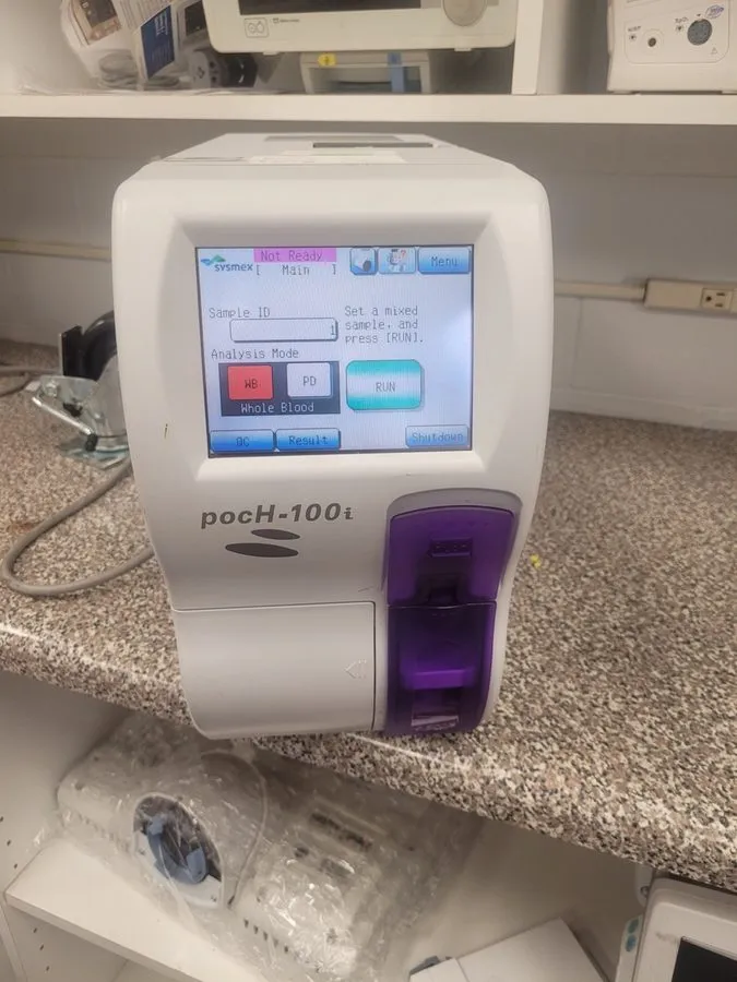 Анализатор Sysmex Poch-100i Hematology Analyzer Fade screen