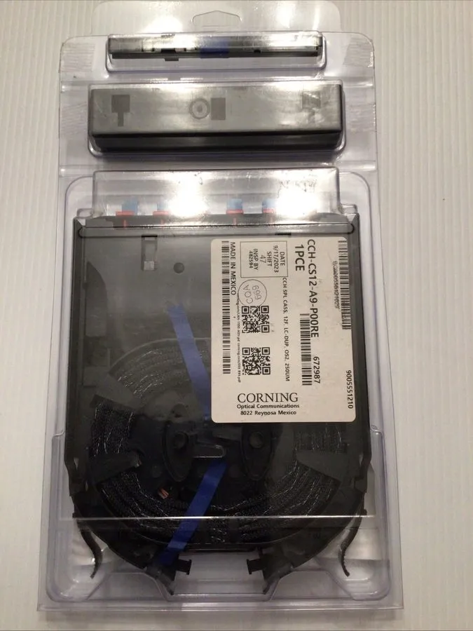 Оптическая кассета Corning CCH-CS12-A9-P00RE Pigtail Splice Cassette 12 F, LC Du