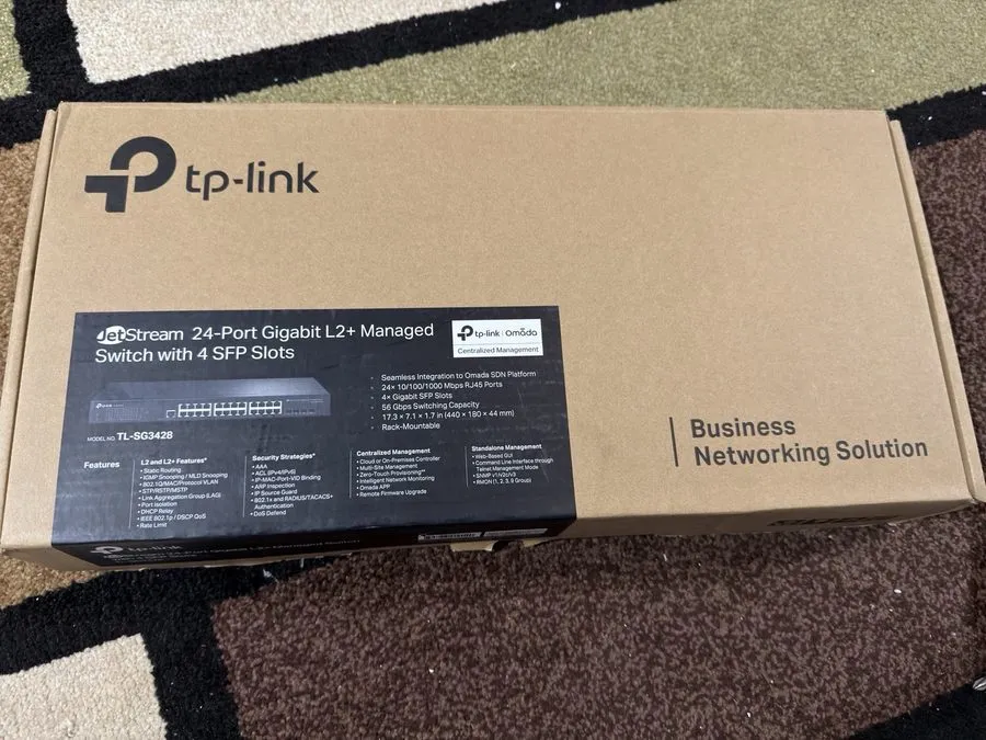 Коммутатор TP-Link TL-SG3428(UN) V2.0 JetStream 24-Port Gigabit L2+ Managed Swit