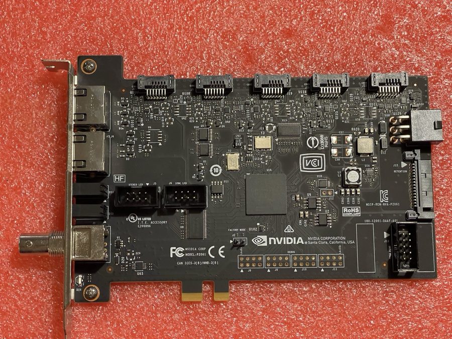 GPU-ускоритель NVIDIA PNY Quadro Sync II Framelock Add-On Card 699-52061-0500-10 — фото лота 1