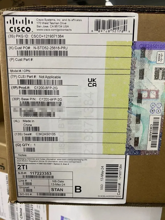 Коммутатор CISCO C1200-8FP-2G switch