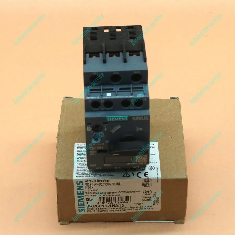 Автоматический выключатель SIEMENS motor protection circuit breaker 3RV6011-1HA1