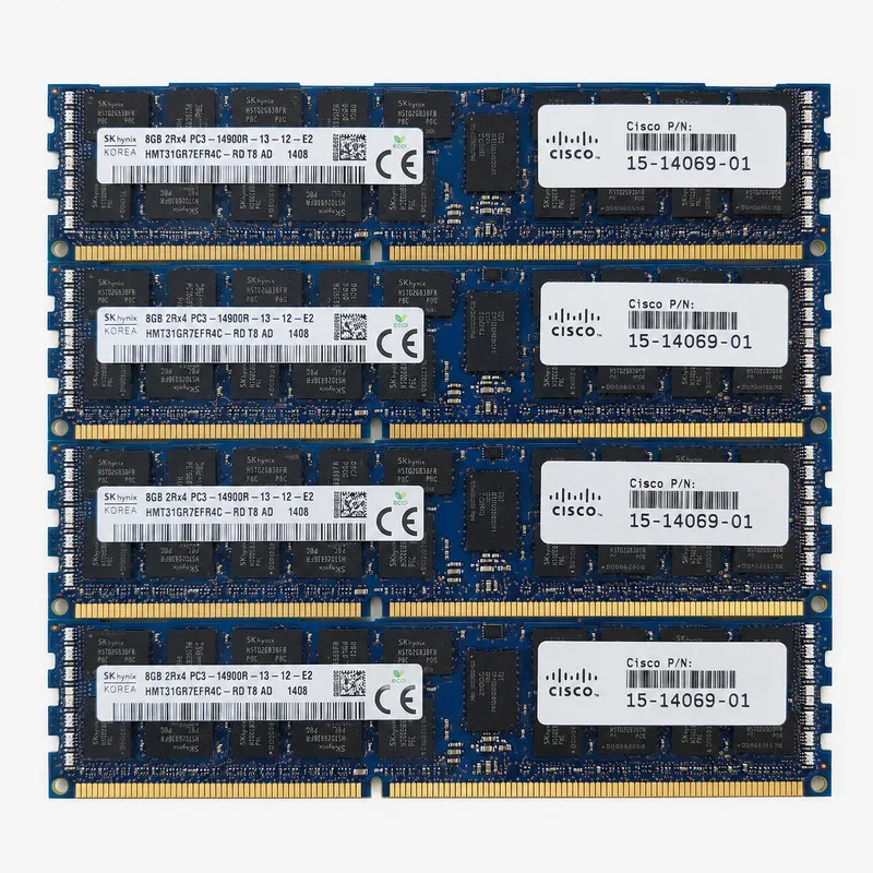 Модуль памяти Cisco SK Hynix 8GB PC3-14900R DDR3-1866 ECC RAM HMT31GR7EFR4C-RD
