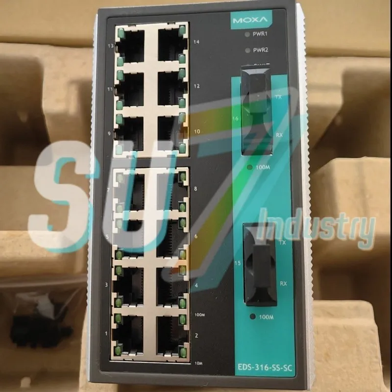 IIoT-устройство MOXA EDS-316-SS-SC Industrial Ethernet Switch