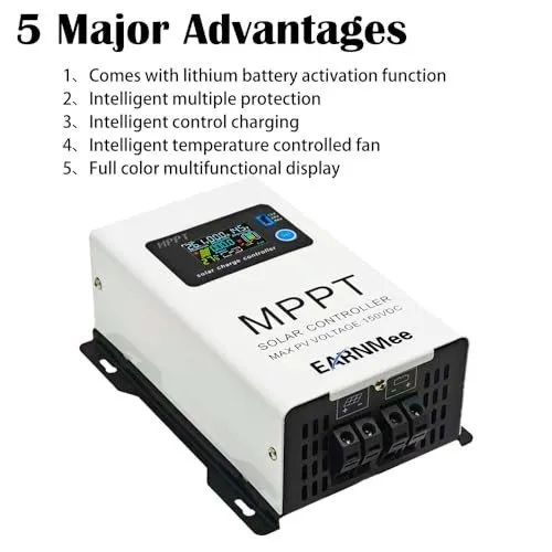 Аккумулятор Epever MPPT Solar Charge Controller 12V/24V/48V AUTO TEP Series Sola