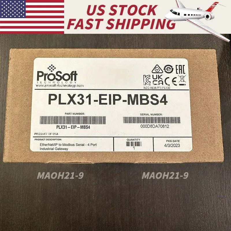 Шлюз полевой шины PROSOFT PLX31-EIP-MBS ETHERNET/IP TO MODBUS SERIAL INDUSTRIAL 