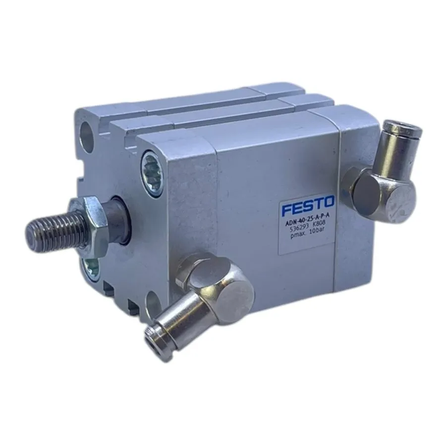Пневмоцилиндр Festo ADN-40-25-A-P-A Compact Cylinder, ø40mm Bore, 25mm Stroke, 1