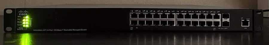 Коммутатор Cisco SG550XG-24T-K9 V01 24-Port Network Switch #TL-427