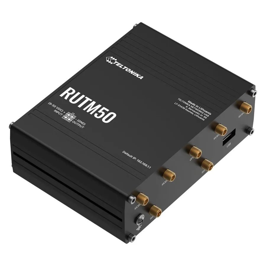 Маршрутизатор Teltonika RUTM50 5G Industrial Cellular WiFi Router (RUTM50000000) — фото лота 1