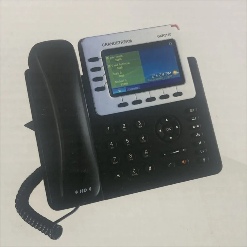 Grandstream GXP2140 IP Phone 4 Lines Color Display Speakerphone HD Audio Black