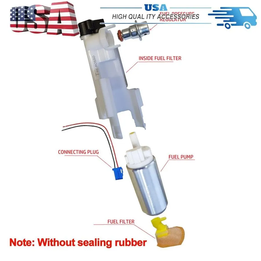 Насос для 08-12 SUZUKI HAYABUSA GSXR1300R FUEL Pump Pressure Regulator strainer — фото лота 2