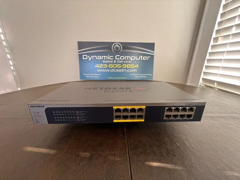 Коммутатор NETGEAR ProSAFE JGS516PE 16-Port Gigabit + PoE Network Switch; 616119