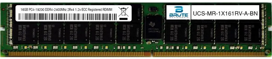 Модуль памяти Cisco 16GB DDR4-2400 PC4-19200 1Rx4 ECC REG UCS-MR-1X161RV-A M393A