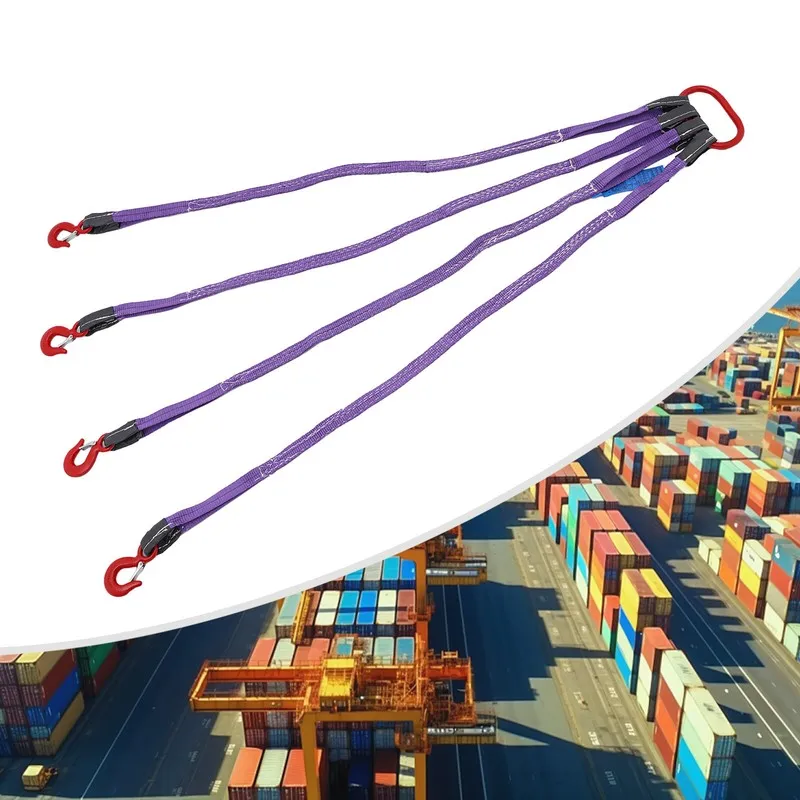 Строп Modern Lifting Sling Ring Chain Sling Lifting Chain w/ 4-Hooks 3 Ton/6613. — фото лота 1
