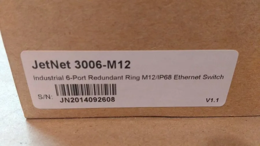 Коммутатор KORENIX JETNET 3006-M12 INDUSTRIAL 6-PORT REDUNDANT M12/IP68 ETHERNET