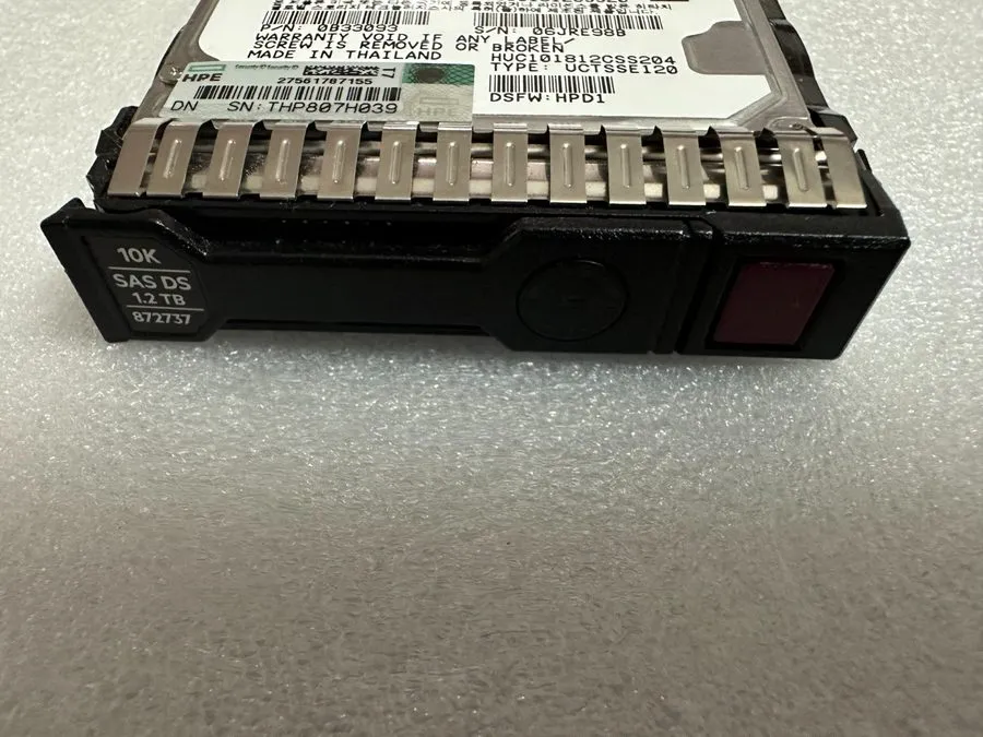 Жёсткий диск HPE 872479-B21 872737-001 1.2TB 10K 12Gb/s 2.5" SAS SC DS HDD G8 G9