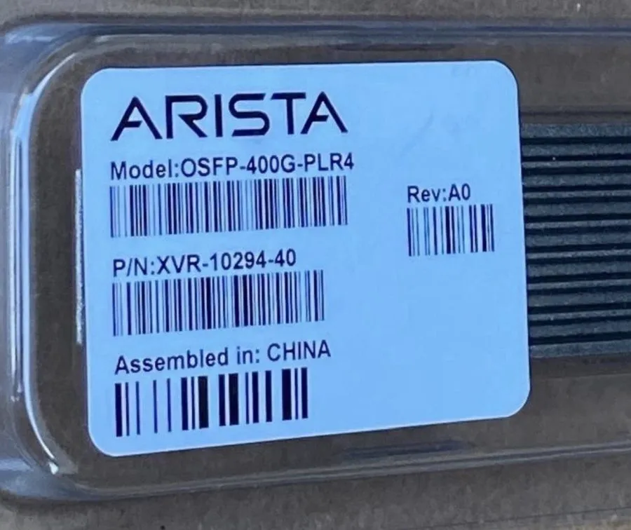 Трансивер Arista OSFP-400G-PLR4 400GBASE-PLR4 XVR-10294-40 transceiver 10km SMF
