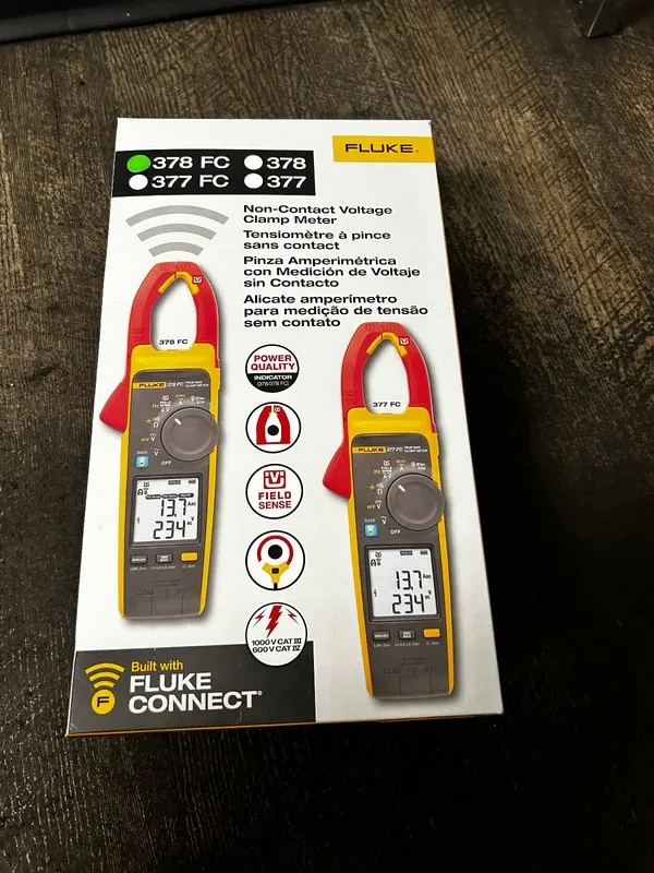 Тестер Fluke 378FC Non-Contact Voltage Clamp Meter with Bluetooth