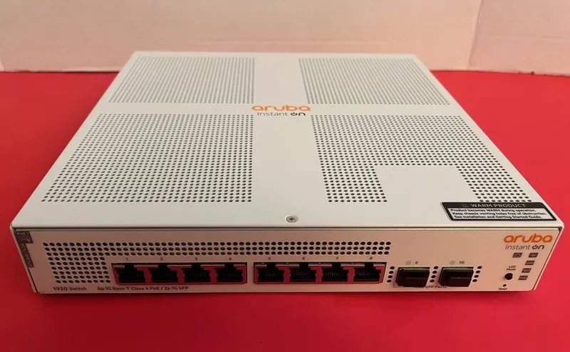 Коммутатор HPE Aruba Instant On 1930 JL681A 8-Port PoE+ 124W Managed Switch